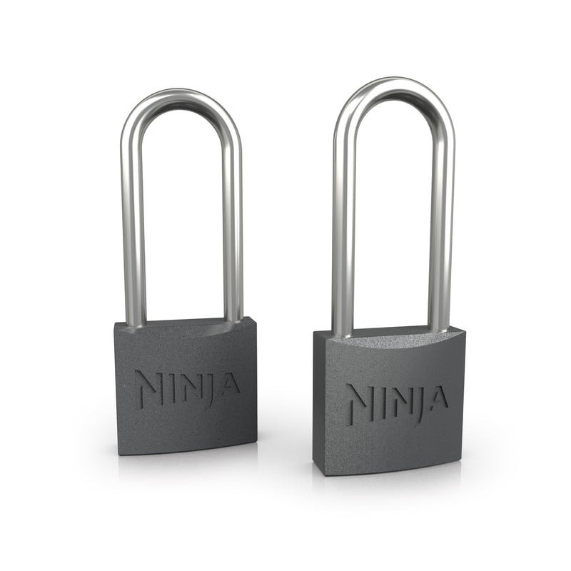 Ninja FrostVault Padlocks, 2-Pack, Durable Heavy Duty Hardened Steel Locks with Double Bolt, Designed to Fit Ninja FrostVault
