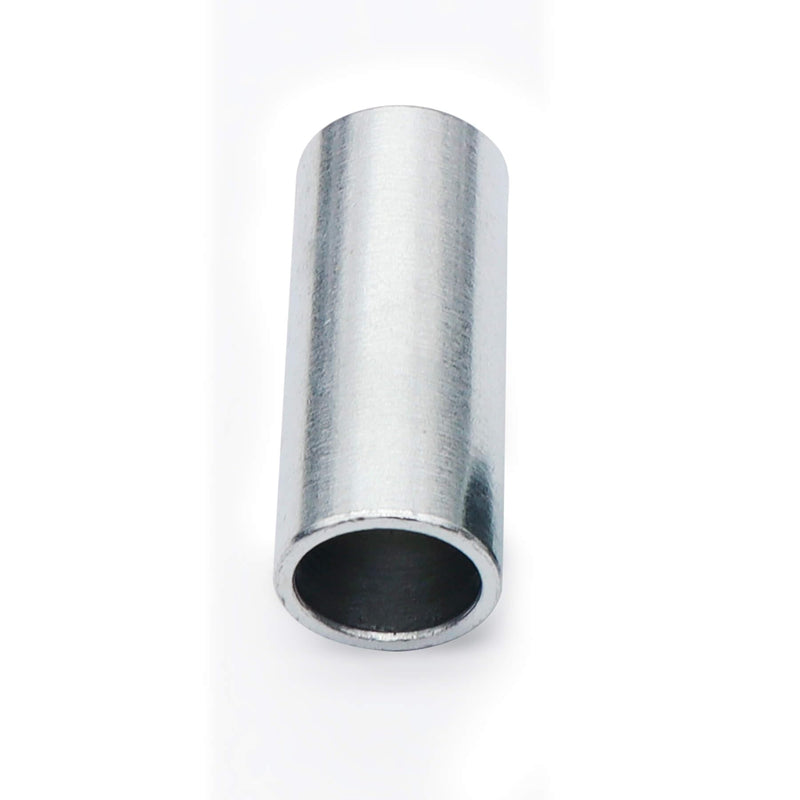 Wulankd 10 Pack 1/2-in I.D. x 5/8-in O.D. x 1-1/2-in Length Seamless Steel Spacer, Silver 1/2-ID x 5/8-OD x 1-1/2