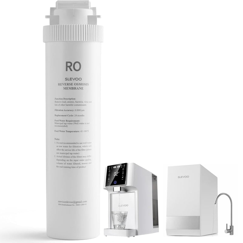 Slevoo RO Replacement Filter, Replacement Cartridge for SJ-RO75R and SC-RO121 Reverse Osmosis Water Filter, 24 Month Lifetime