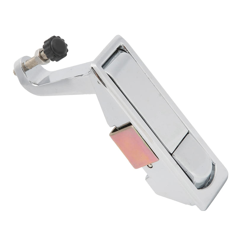 Compression Latches, Zinc Alloy Flush Lever Latch, NonLocking Toolbox Cabinet Suitcase Lock, Adjustable Lever with Locking Trigger Lock for Marine Boat Ship Trailer(Silver)