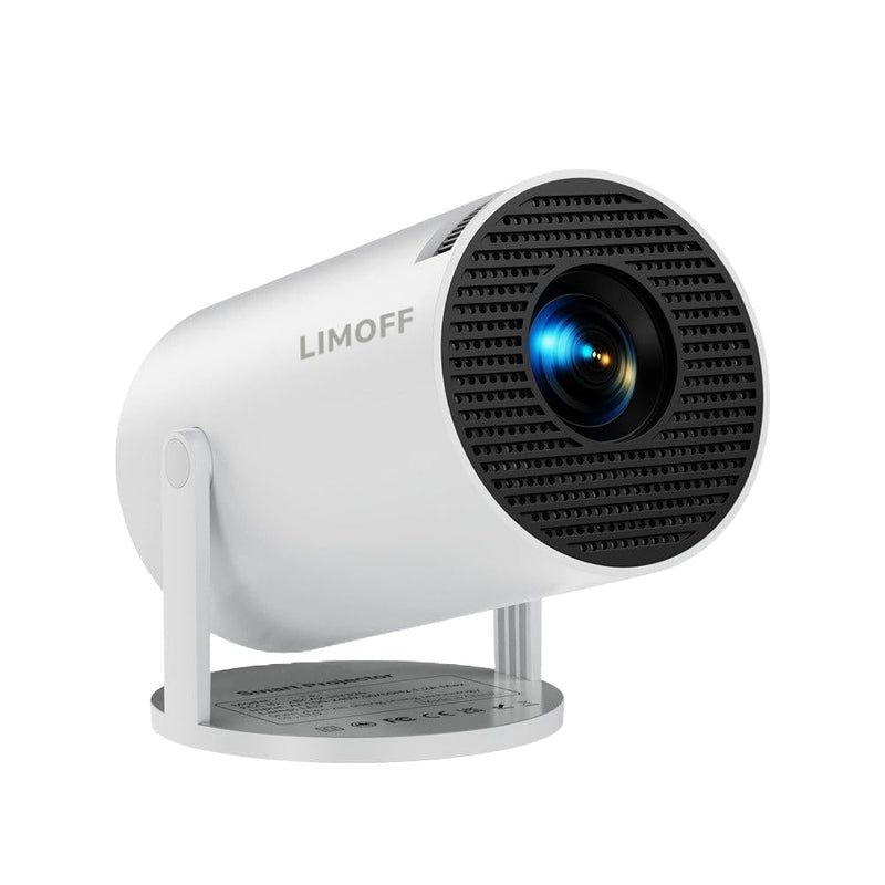 Mini Projector 4K Support, Smart Portable Projector with WiFi & Bluetooth, Android 11, Auto Keystone, 180° Rotation, Home Theater Projector for iPhone/TV Stick/Laptop (HY300 Pro+ 2025 Upgrade)