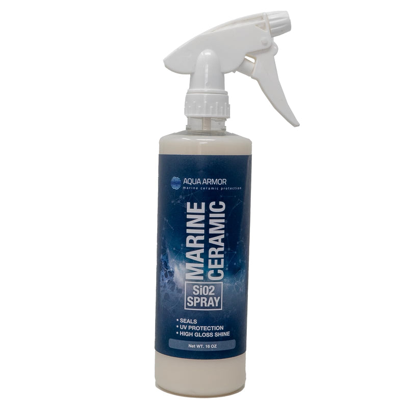 Marine Ceramic Si02 Spray - Protects Marine Surfaces from the Damages of UV, Salt and Other Contaminants.