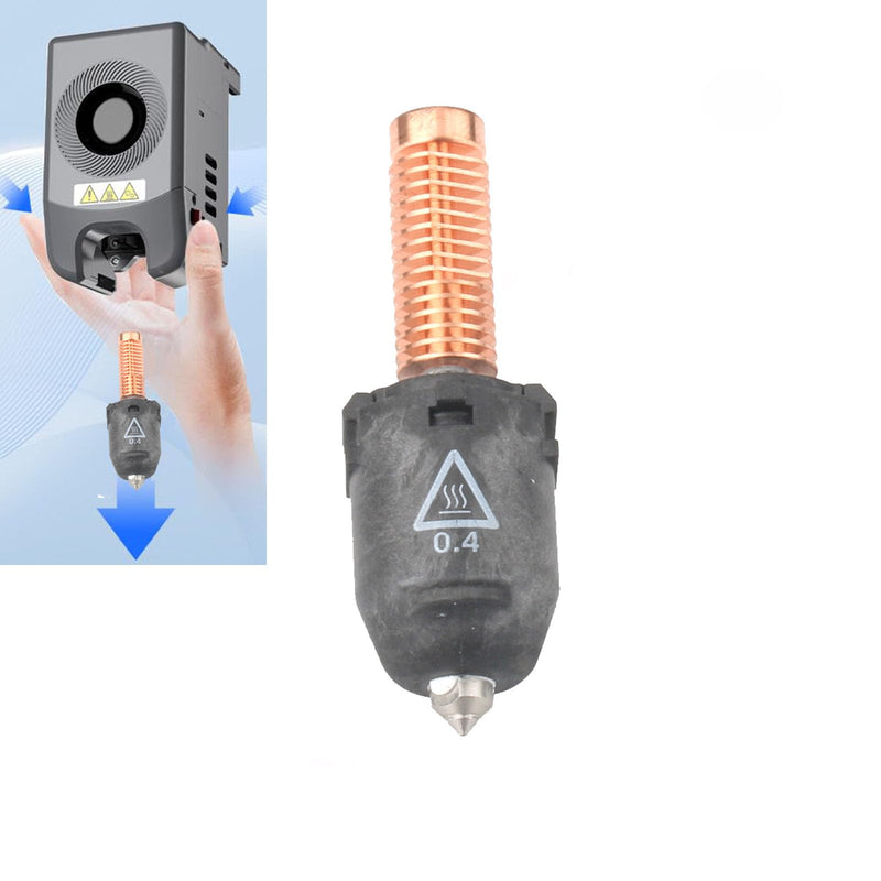 Nozzle Assembly for AD5M / AD5M Pro 3D Printer Max 280℃ High Temperature & High Flow Nozzle for Adventurer 5M / 5M Pro 0.4 Nozzle