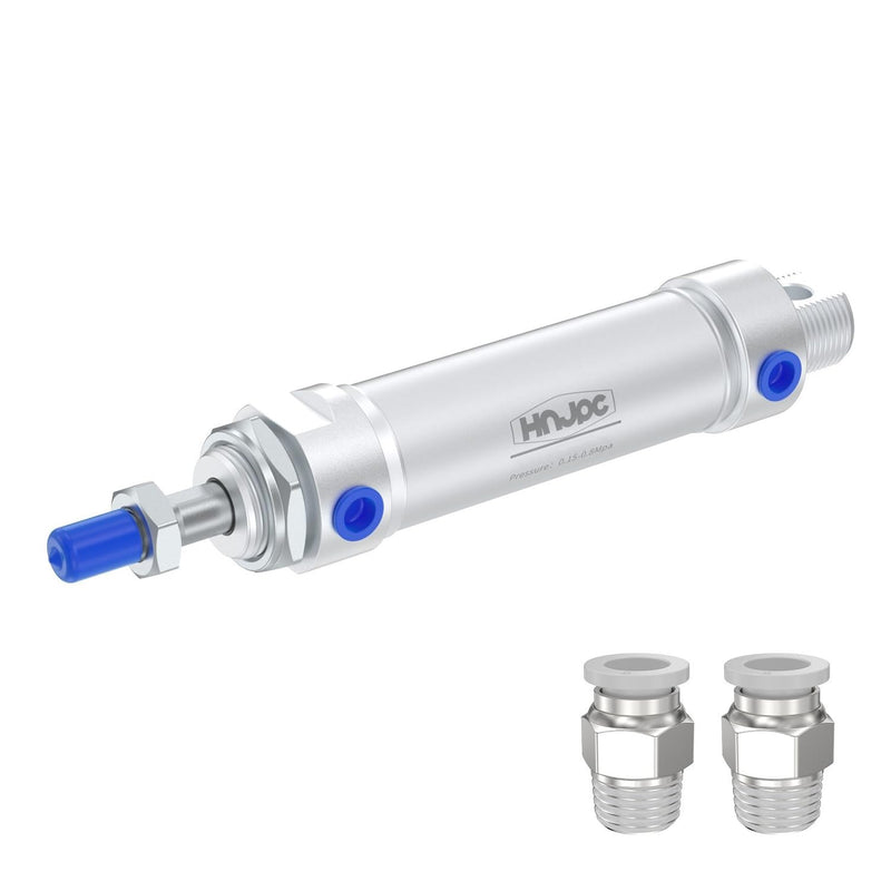MAL Mini cylinder 20mm Bore 25mm Stoke Aluminum alloy round small double acting air cylinder MAL20x25 25mm Stroke