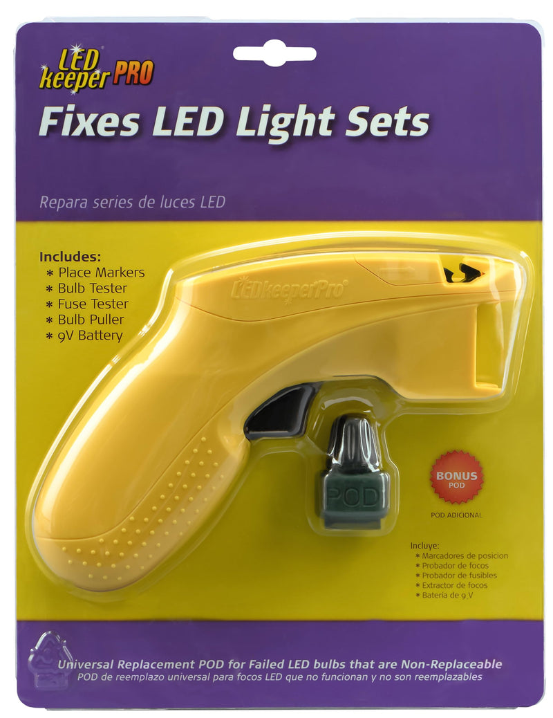 Pro - - The Complete LED Christmas Holiday Light Set Repair Tool that Fixes LED holiday light sets Fast & Easy