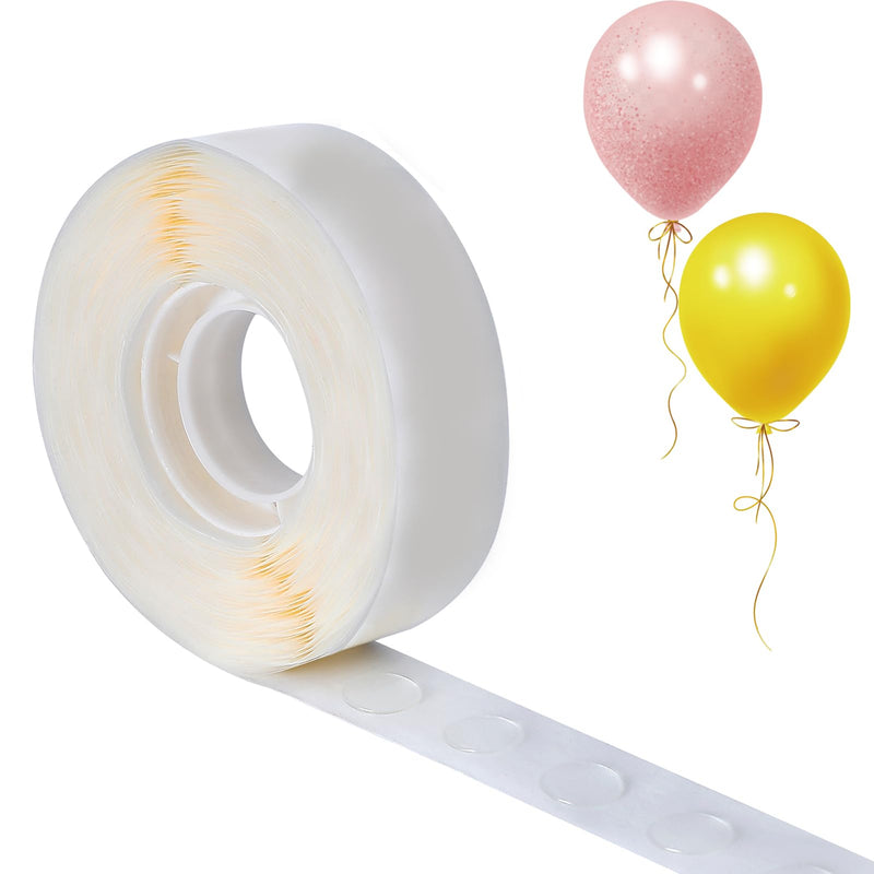 LMJIA 100PC Balloon Adhesive dots Two-Sided Adhesive Dots Clean Removable Non-Marking Adhesive Dots Adhesive for Crafts Balloons Holiday Party Decorations 100 0.39"*0.39"