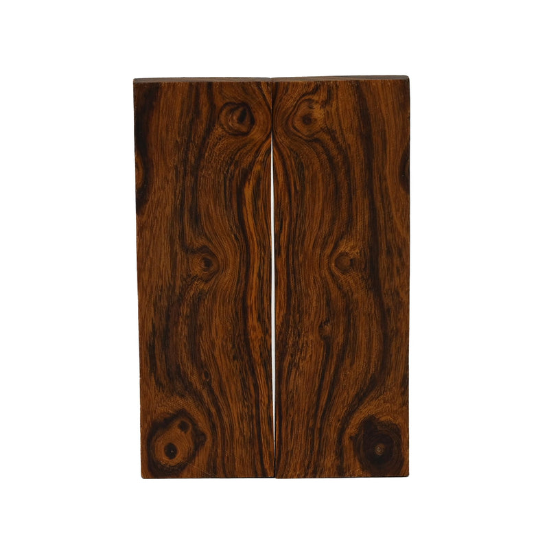 IECAP LLC Bookmatched Ironwood Knife Handle Scales – Natural Wood Knife Scales – Knife Scales for DIY Crafts – Ironwood Knife Handle Material – 1 Pair (5 x 1 5/8 x 3/8 inches) 5 x 1 5/8 x 3/8 inches