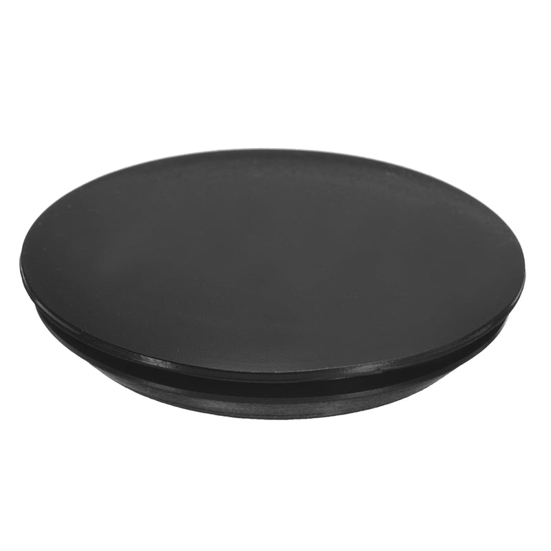 uxcell 1Pcs Silicone Plugs, Rubber Round Snap in Locking Hole Plugs for 50mm Hole, Hole Stoppers Waterproof Hole Plug for Metal Tube, Furniture End Caps Inserts, Black 1
