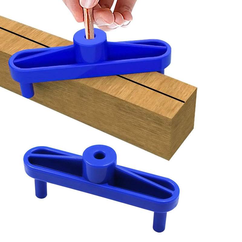 2 Pack Center Scribe Line Locator Scriber Center Finder Marker Positioner Positioning Ruler Scribing Gauge Centerline Measuring Tool for Woodworking Wooden DIY