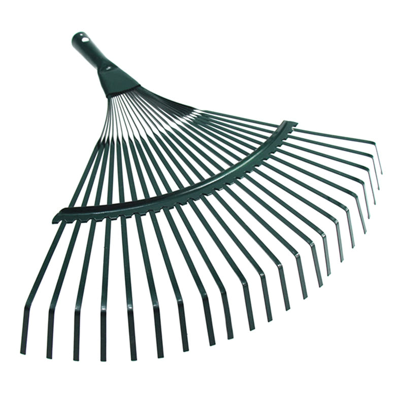 22 Teeth Heavy Duty Steel Metal-Rake for Head High Carbon Steel Lawn Leaves Garden Garden Tools without Handle Home Tool
