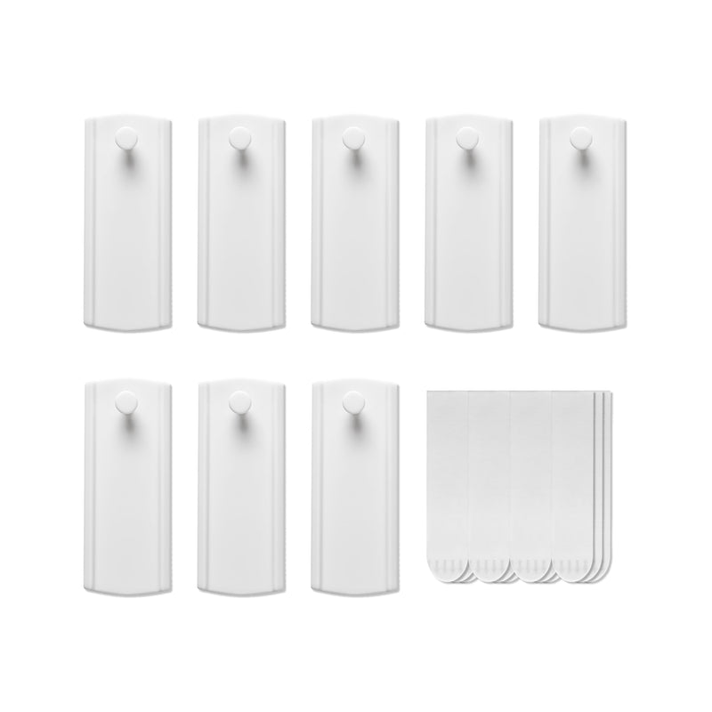 Large Universal Frame Hanger, 8 Picture Hangers, 12 Large Removable Adhesive Strips, Jellysub Damage Free Picture Hanging Hooks Heavy Duty, No Nails Picture Hooks Universal Hanger L-8+12