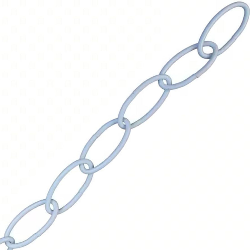 36 inches Long 11 Gauge Steel Chain Extension for Hanging Plants Strong Hold with S-hook for connection, Max Load of 40 Pounds (1 Pack, White) 1