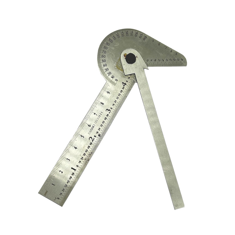 MachEl Multi-Purpose Protractor Square Rule Centre Finder Divider Drill Point Gauge - Your Ultimate Tool for Accurate Measurements and Marking