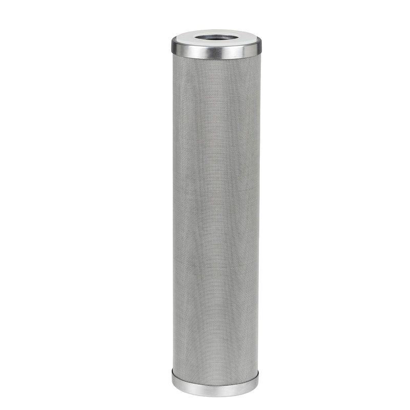 Stainless Steel Cleanable Wire Mesh Filter Cartridge 10” Length, 2.5”OD (10 Micron), MF-89-10u