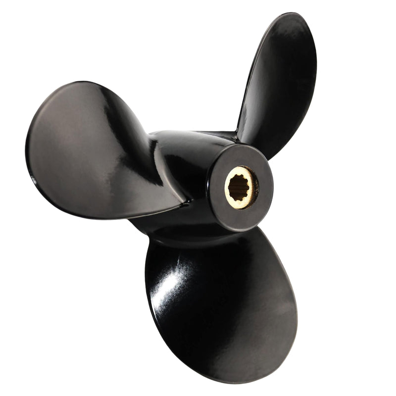 Boat Propeller for Suzuki DF4 DF5 DF6 4HP 5HP 6HP 4-6 HP Outboard Engine | 7 1/2x6 7 1/2x6 1/2 7 1/2x7 7 1/2x8 (7.5x6 7.5x6.5 7.5x7 7.5x8) Pitch 10 Tooth Spline Aluminum Boat Motor Props, RH 7 1/2 x 6