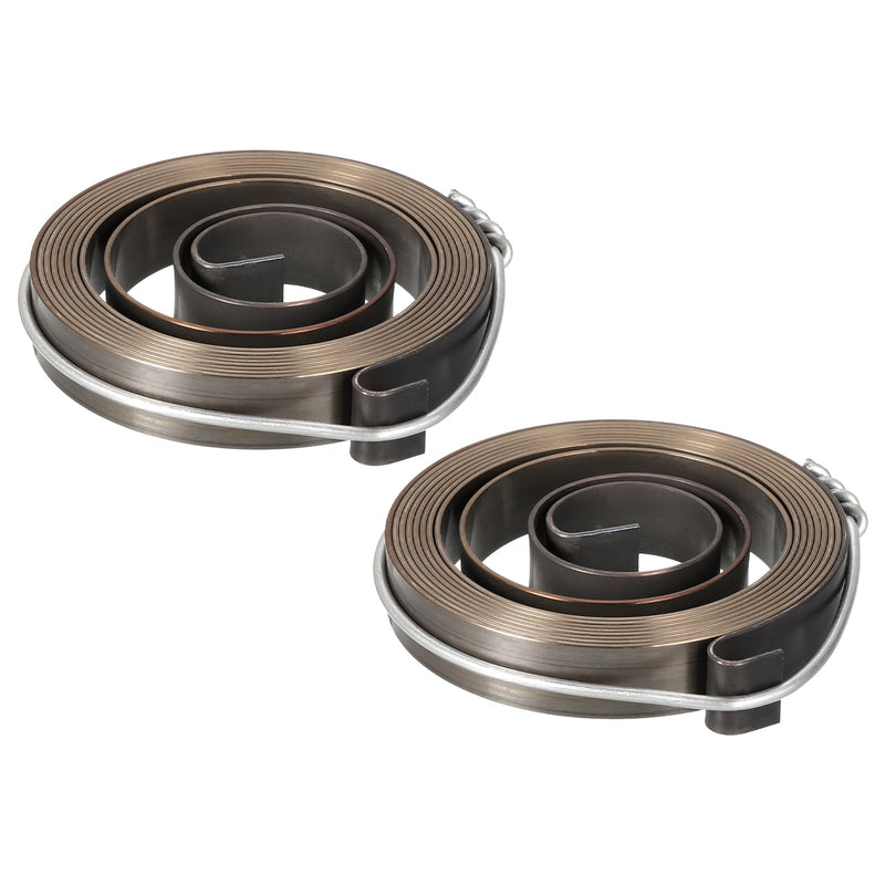 uxcell Drill Press Spring Drill Press Quill Feed Return Coil Spring Assembly Spring Steel Chemical Blackening Finish 1540mm Expand Long 53 x 10 x 0.8mm 2 Pcs 53 x 10 x 0.8mm - 1540mm Long