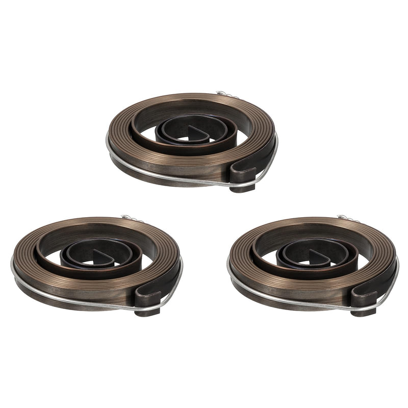 uxcell Drill Press Spring Drill Press Quill Feed Return Coil Spring Assembly Spring Steel Chemical Blackening Finish 980mm Expand Long 42 x 6 x 0.7mm 3 Pcs 42 x 6 x 0.7mm - 980mm Long - NewNest Australia