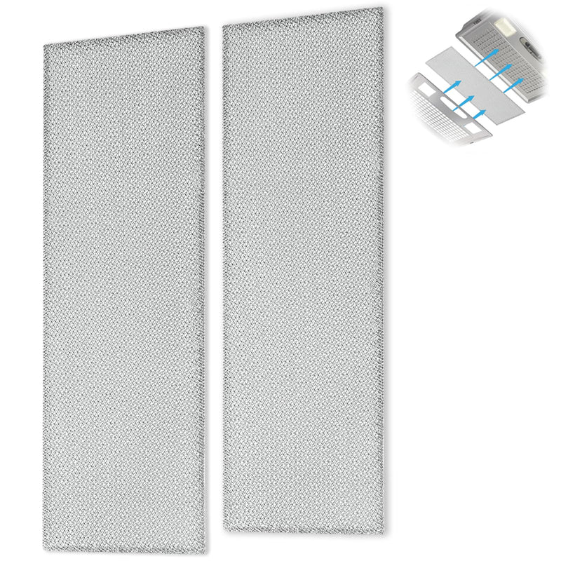 S99010370 Range Hood Filter Replacement for Broan PM250, PM390, 99010370, 2002603, B08087922, AP5950107, SB08087661 Aluminum Grease Filter, 2 Pack