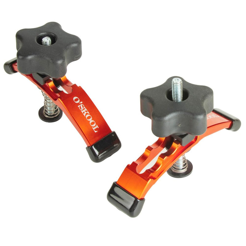 O'SKOOL Positionable T-Track Hold Down Clamp Kit, 5-3/8" L x 1-1/8" Width for CNC Router Clamp and T-Slot T-Track Clamp,2 Pack Positionable Hold Down Clamp Kit