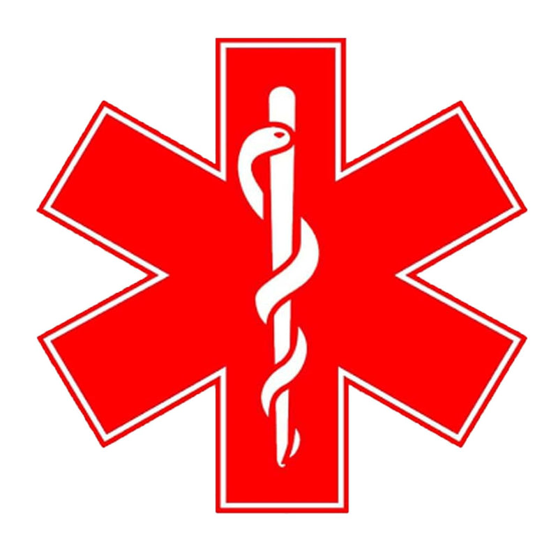 Medical Alert Stickers 3inch Medical Equipment Inside Stickers Handle with Care Labels for Medical Supplies （8 Pack）