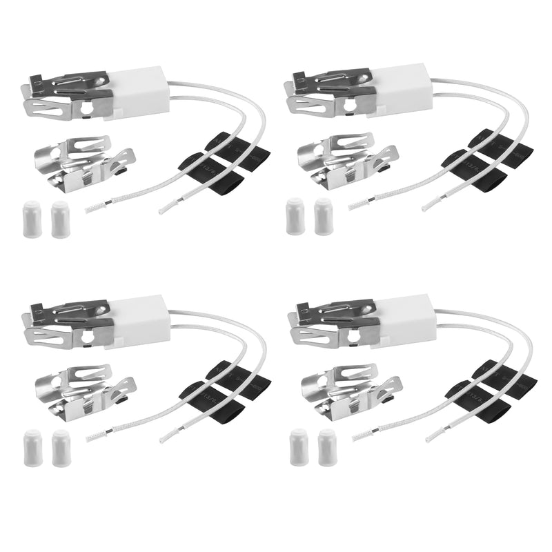 4 Pack 12001676 Surface Burner Terminal Receptacle Block Kit Compatible with Ken.More May.tag, Replacement Part Numbers 0R01500199, 0R01500299, 12001676, 14001102, 4381831 - by AMI PARTS - NewNest Australia
