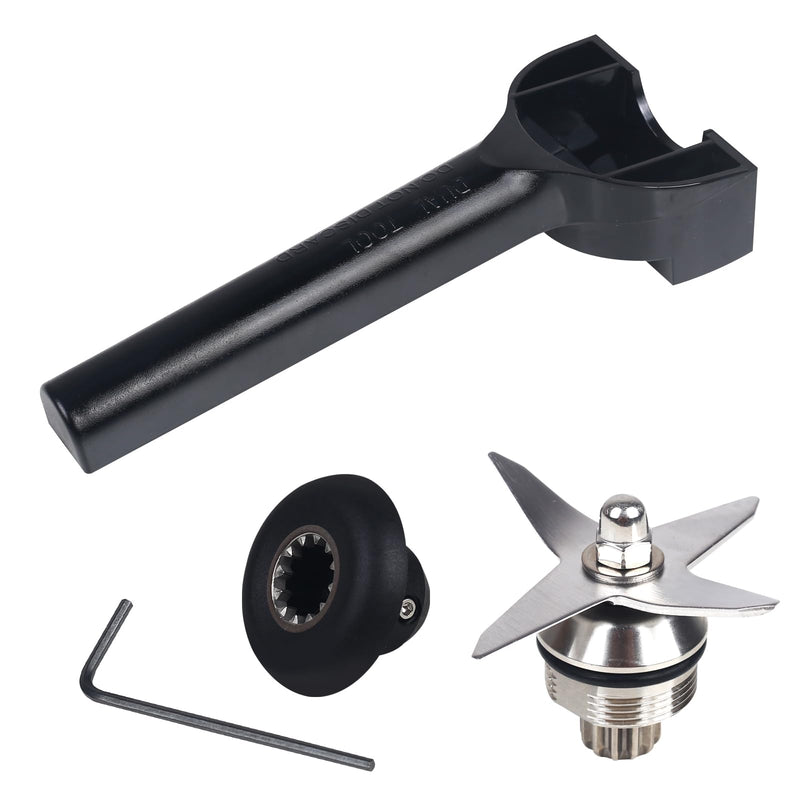 Blade Replacement Parts for Vitamix - Blender Wet Blade Assembly with Wrench and Drive Socket, Compatible with Vitamix 64oz and 32oz Containers,Durable Construction