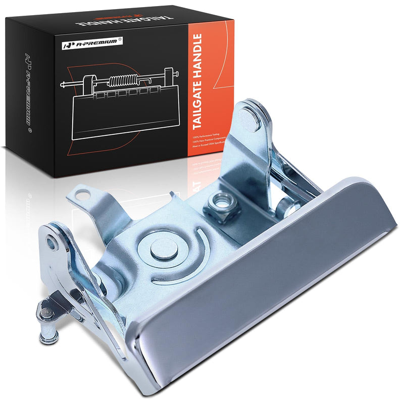 A-Premium Tailgate Handle Liftgate Latch Handle Compatible with Ford F-100 1980-1983, F-150 F-250 F-350 1980-1986, Chrome