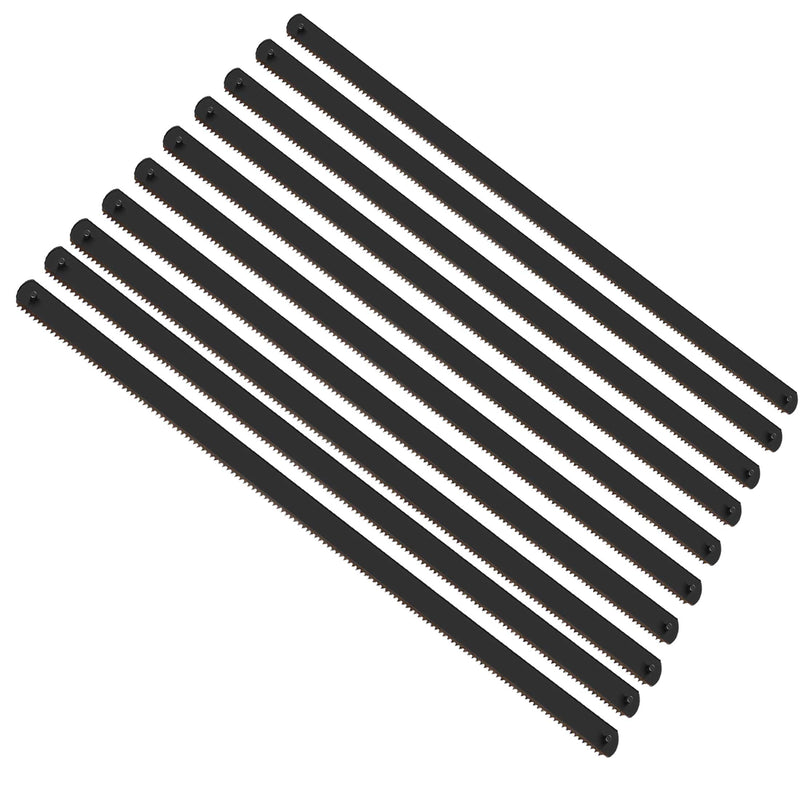 10 Pc Professional High Speed Steel Mini Hacksaw Blades, 6" / 150mm Blade, 24TPI Spare Blades for Cutting Wood & Metal 6in.Bi-Metal Blades