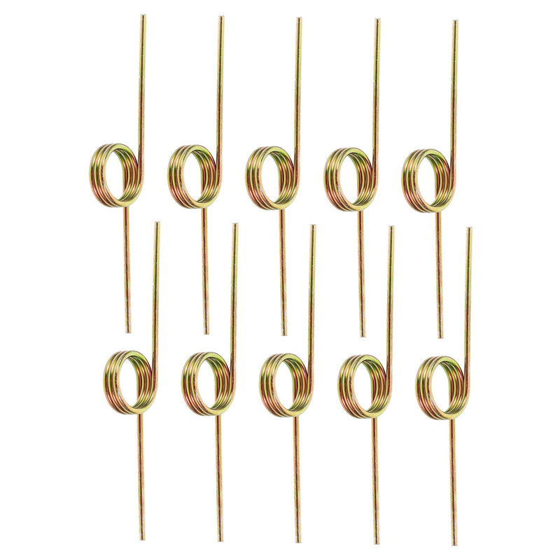 10Pcs Torsional Springs for Trash Can Lid Replacement Torsional Spring Parts Springs for Repairing Garbage Can Lids Torsional Spring Assortment 5.00X0.80X0.30CM Multi