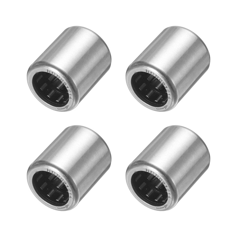 uxcell 2 Pcs RCB081214 Needle Roller Bearings One Way Bearing 1/2 x 3/4 x 7/8 inch, Chrome Steel Bearing