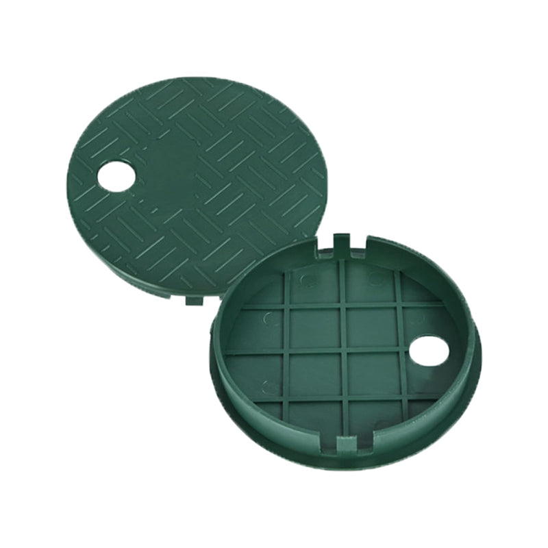 2PCS Sprinkler Valve Cover Irrigation Valve Box Cover Lid for Sprinkler Irrigation System Round Valve Overlapping Covers for Garden Outdoor Lawn Yard Sprinkler(6in) 6inch