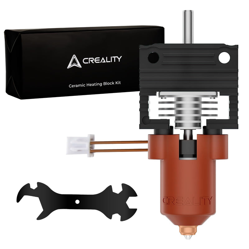 2024 Official Creality K1/K1 Max/K1C Hotend Upgrades Kit, K1 Series Ceramic Heating Block Kit, 3D Printers Hotend with Integrated Quick-Swap Nozzle, Supports 300°C High Temperature, 600mm/s High-Speed K1/K1 Max/K1C Upgrade
