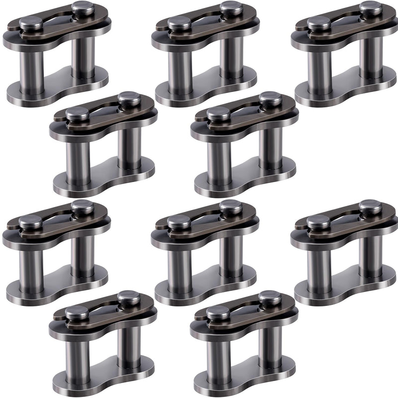 PAGOW 10pcs #35 Chain Master Link Roller, Steel Alloy Heavy Duty Connector for Bike Bicycle Mini Karting Pit ATV Scooter Baja Doodle Bug Motovox Harbor Freight Predator 212cc Go Kart Cart 10