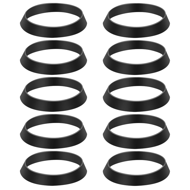 10 PCS Seal Ring Silicone Washer Waste Pipe Seal Ring Rubber Gasket Washers Plumbing for 1 1/2 Inch Drain Pipe Sink Drains