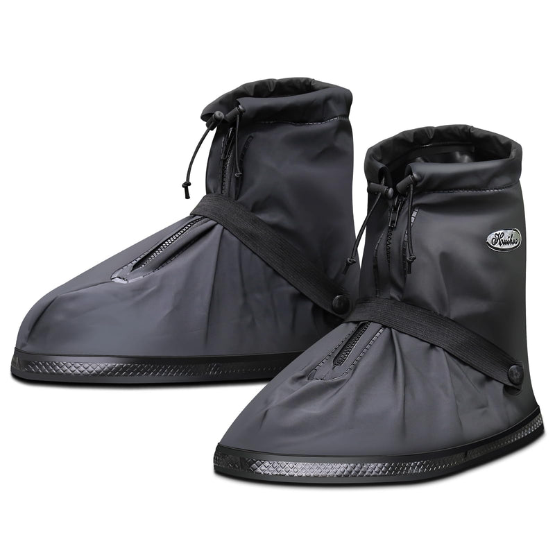 Rain Overshoes Waterproof Shoes Boots Covers Footies Mudsavers Feet Gaiters Men Women for Rain Snow Mud Sand Dust X-Large Black