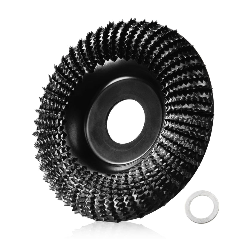 Wood Carving Disc 4.5 Inch,Wood Stump Grinder,Angle Grinding Wheel with 7/8”Arbor for Wood Carving, Shaping, Working,Tree Stump Remover（4.5'' x 7/8'' Arbor） 4-1/2'' x 7/8'' Arbor