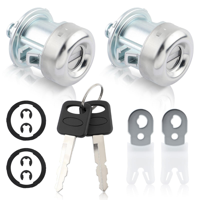 703362 Door Lock Cylinder with Key Set Compatible with Ford F150 1997-2014 Compatible with Lincoln Navigator 1998-2014 Compatible with Mercury Montereyc 2004-2007 7C3Z1521990A 7C3Z-1521990-A