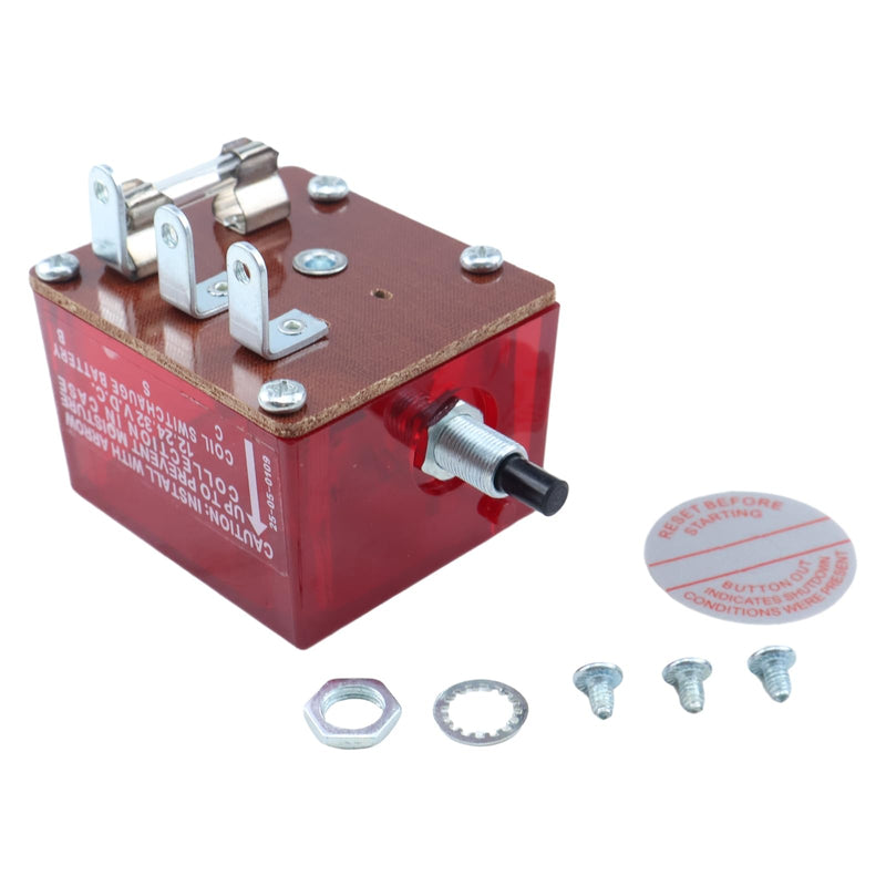 ZTUOAUMA Push Button Magnetic Switch 25700071 117 Compatible with Murphy Switchgage Panels for Bandit Chipper Marine Diesel Generator Engines Shutdown Devices and Distributor Ignition