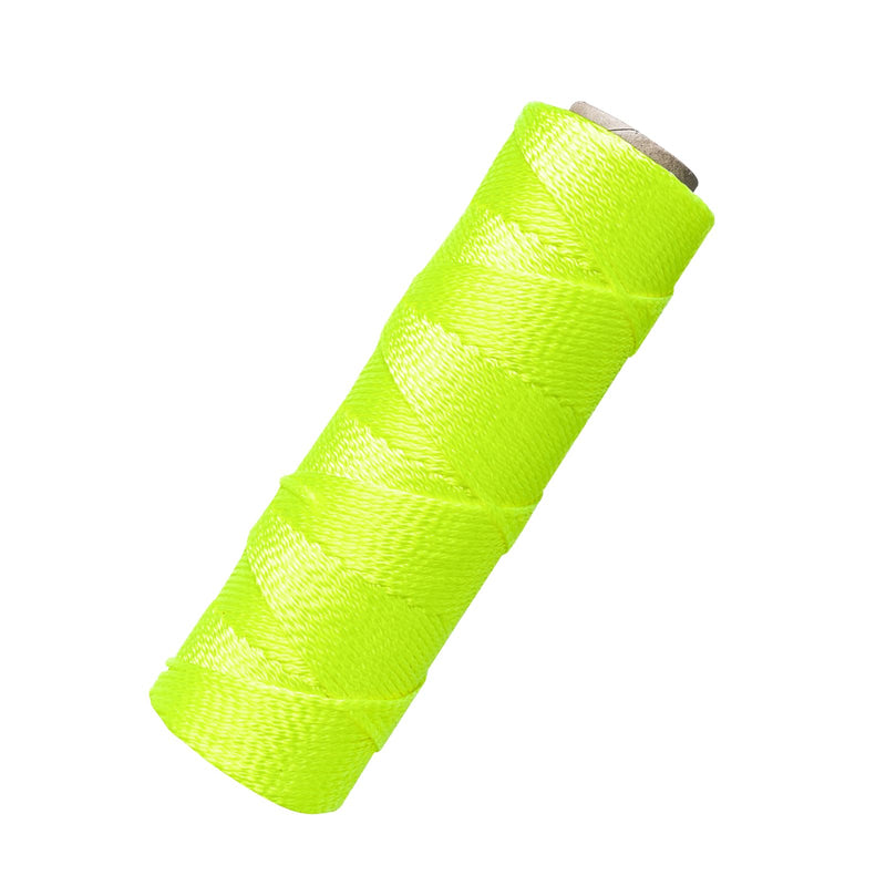 Mason Line String Line,300 Ft Length Nylon Twine,18 Braided Nylon String for Gardening Or Masonry Tools,Twine String for Gardening,Yellow Fluorescent Yellow 300FT