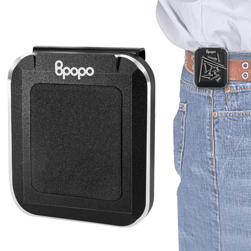 Magnetic Belt Clip Tool Holder,Powerful Magnetic Tool Holster Clip-on Belt Easy Access to Screws, Nails, Hammer, Sockets, Pliers, Drill Bits,A Must-Have Tool Belt Accessory