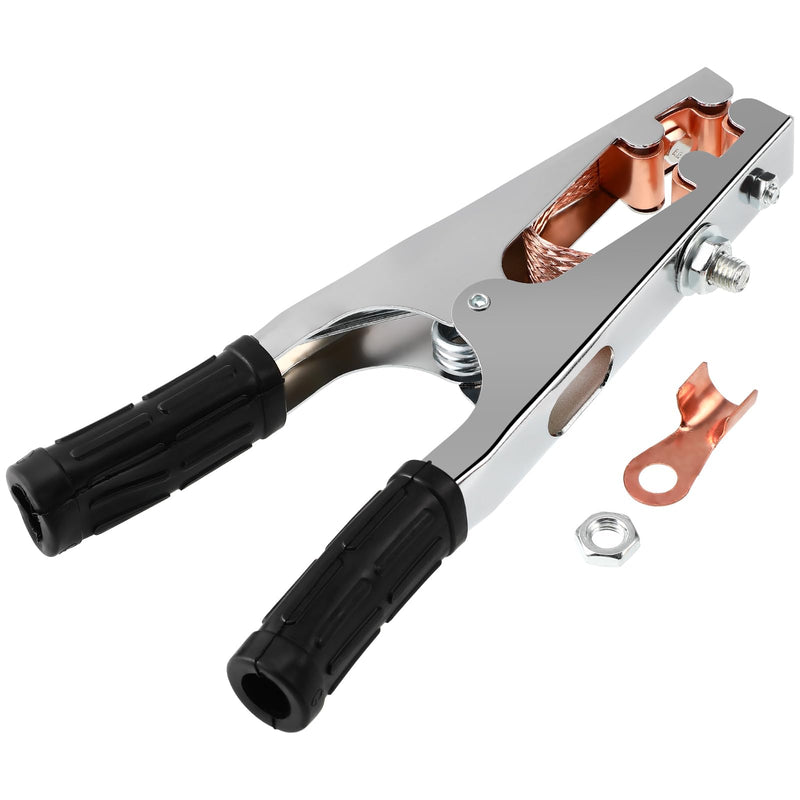 Veemoon 800A Welding Ground Clamp, Manual Welder Electrode Holder Heavy Duty Grounding Clamp Welder Earth Iron Clip Professional Tools Accessories Processing