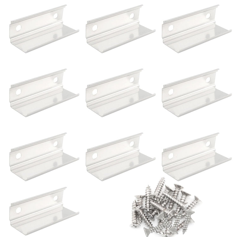 10PCS V-shape LED Channel Extension Connectors with Screws