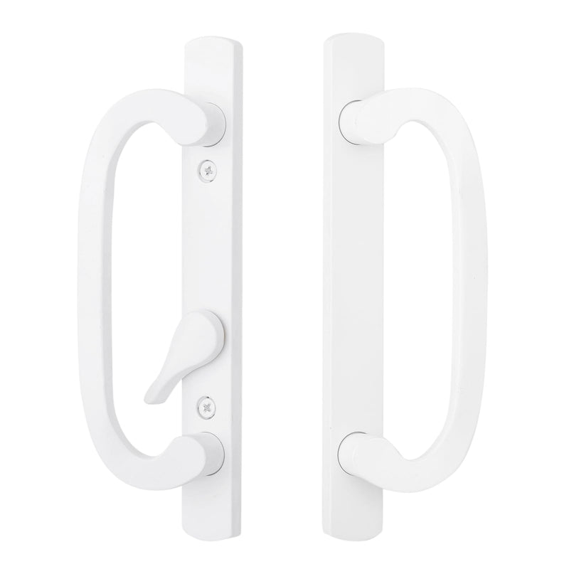 3-15/16" H.C., Sliding Patio Door Handle Set with Zinc Diecast, Offset Thumbturn, Fits Door Thickness from 1-3/8" to 2" (DCSM-2200) DCSM-2200