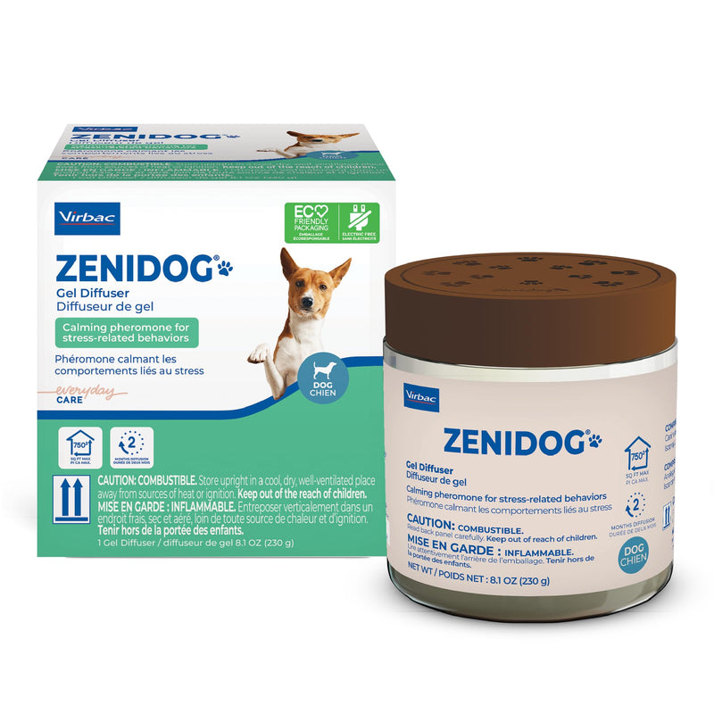 Virbac ZENIDOG Gel Diffuser - Dog Calming Pheromone Diffuser for Stress Relief No Electricity Required and Lasts up to 2 Months - PawsPlanet Australia