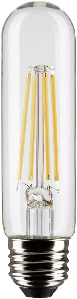 Satco S21351 8-Watt LED E26 Light Bulb, 3000K, 15000 Hour Rating, Dimmable (Pack of 5) 5 Pack