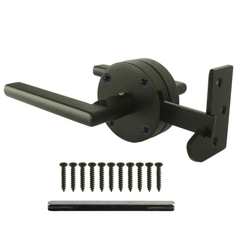 Two Sided Gate Latch,Gate Latch for Outdoor Fence, Wooden Gates, Pool Gates, Backyards, Gardens; They can Also be Used as Door Handles and Two-Way Door Locks, Gate Hardware.