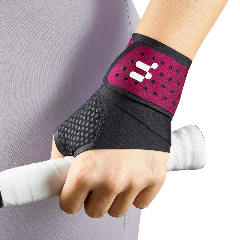 Ultra Thin Carpal Tunnel Wrist Brace with Soft Thumb Design for Left Right Hand, Compression Wrist Support for Work, Typing, Sleeping Night Support, Tendonitis, Arthritis Pain, Not for Thumb S/M Rose