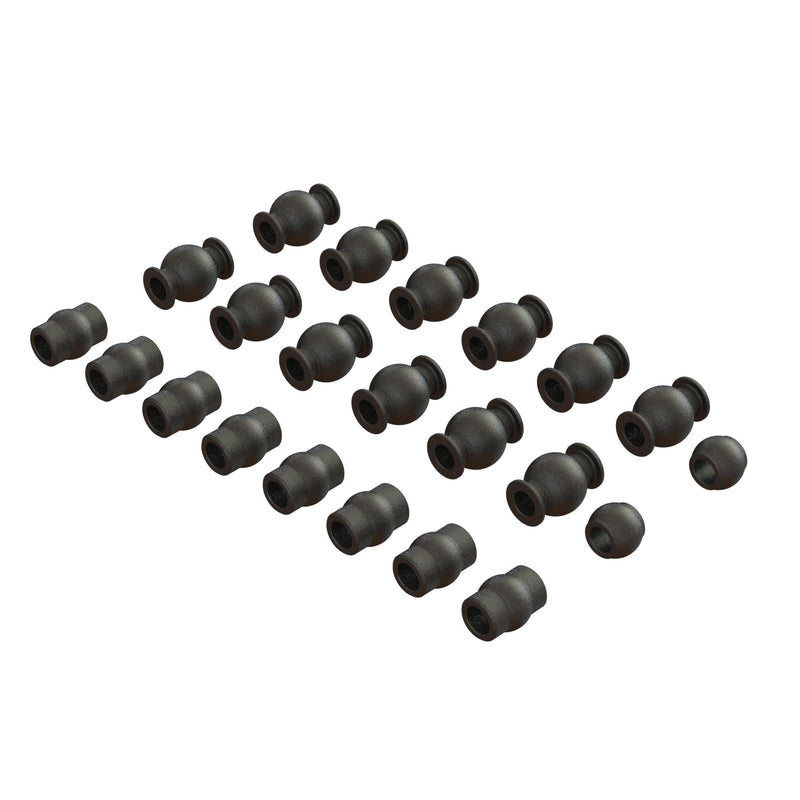 ARRMA Steel Pivot Ball Set - 12x7mm 10x6mm, ARA330810
