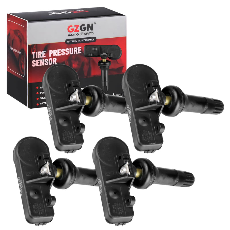 TPMS Sensor Compatible with Chevy Silverado GMC Sierra Cadillac Buick Pontiac Saturn Hummber Saab - 4 PCS Pre-programmed 315MHz Tire Pressure Monitoring Sensor, Replace#13586335 13598771 13598772 13586335
