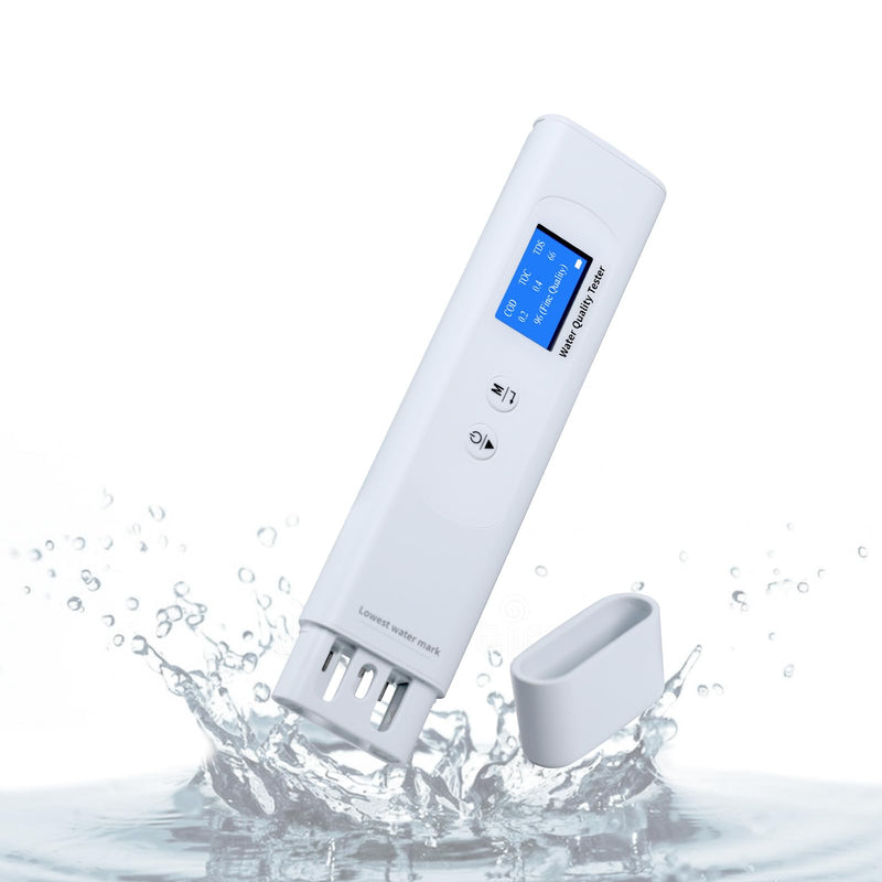 TDS Meter, 6 in 1Digital Water Tester,COD/TOC/TDS/UV275/EC/Temp Water Quality Tester for Drinking Water, Well, Tap, Purified etc.